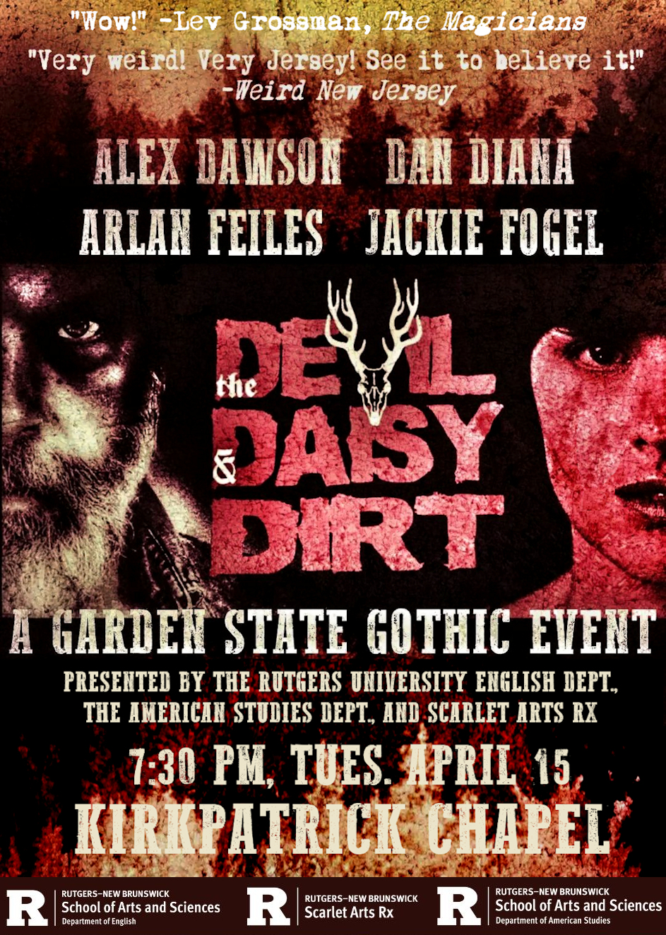 THE DEVIL DAISY DIRT RUTGERS POSTER AMENDED
